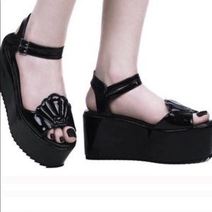 Killstar Shell Siren Mermaid platform shoes